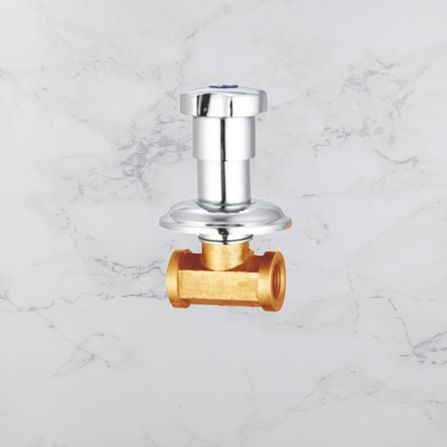 PO-018 Concealed Stop cock Heavy Duty With Flange